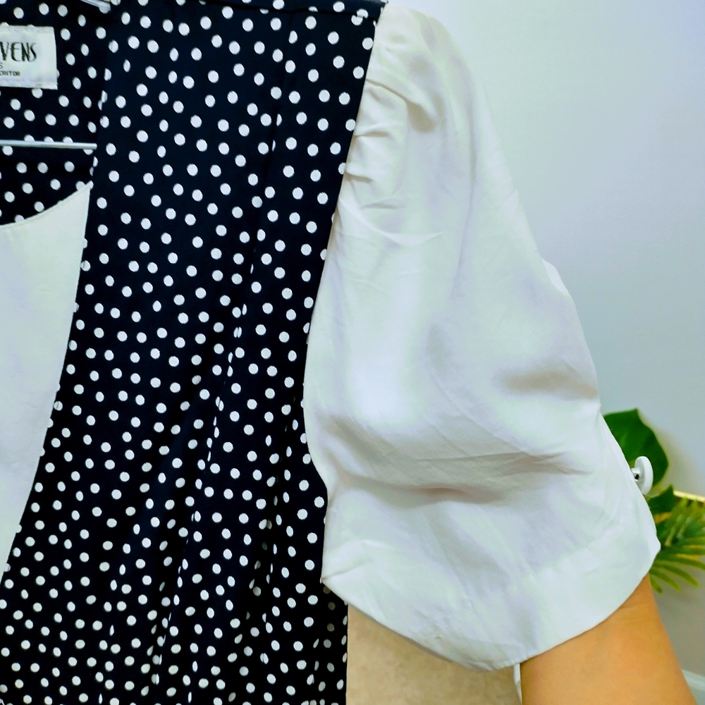 Vintage R.J Stevens Polka-dot Dress - Picture 4 of 13